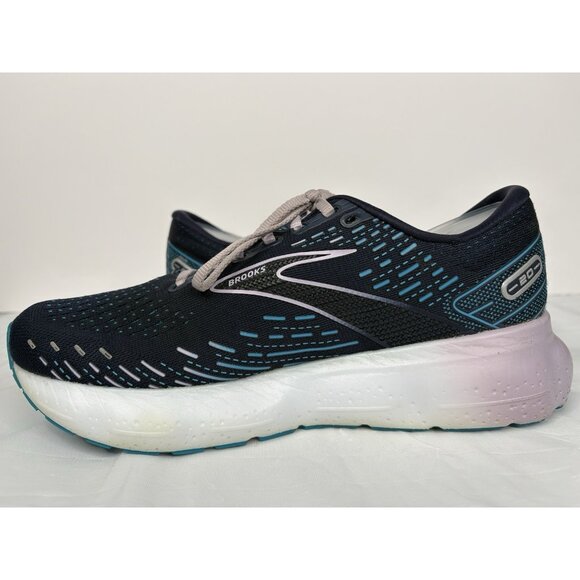Brooks Glycerin 20 Women’s 8.5 B Medium Neutral Cushion Running Shoes Navy - Picture 9 of 16